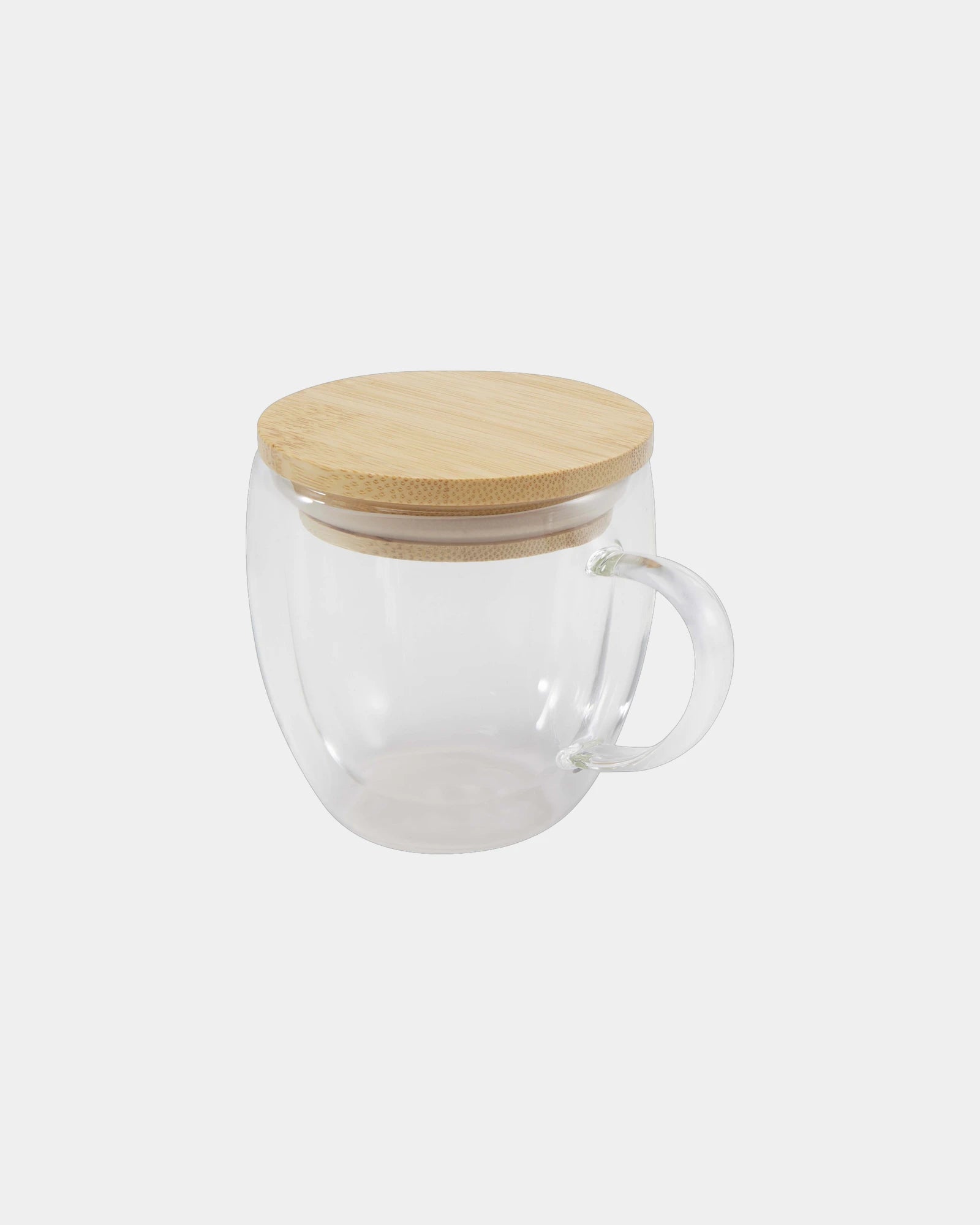 Glazen mok Lenora 250ml met bamboe om te personaliseren - 2