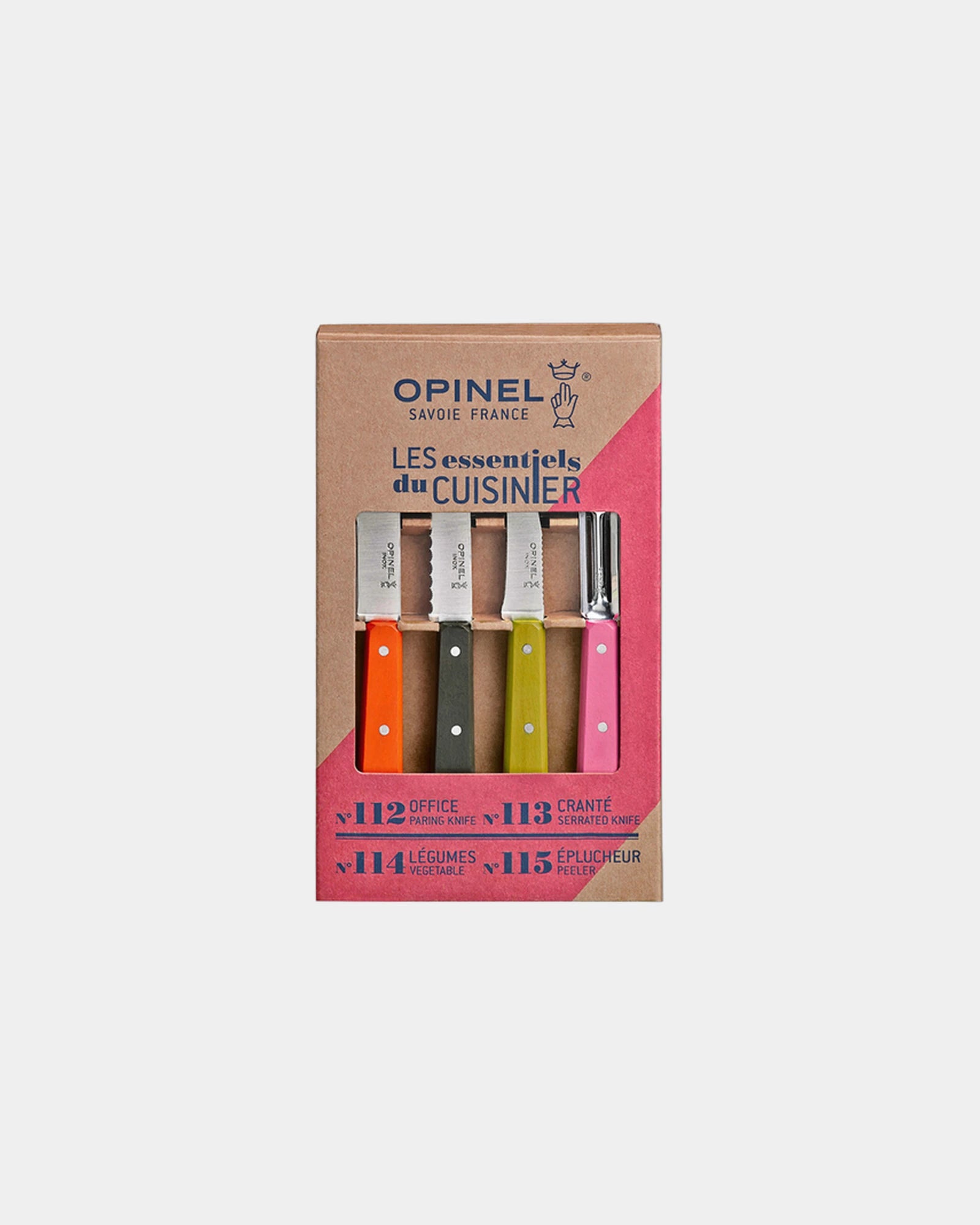 Messenset Opinel Fifties om te personaliseren - Oranje
