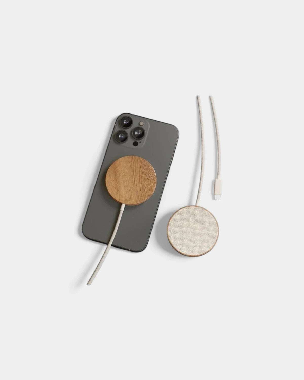 Personaliseerbare houten Magsafe-inductielader - 2