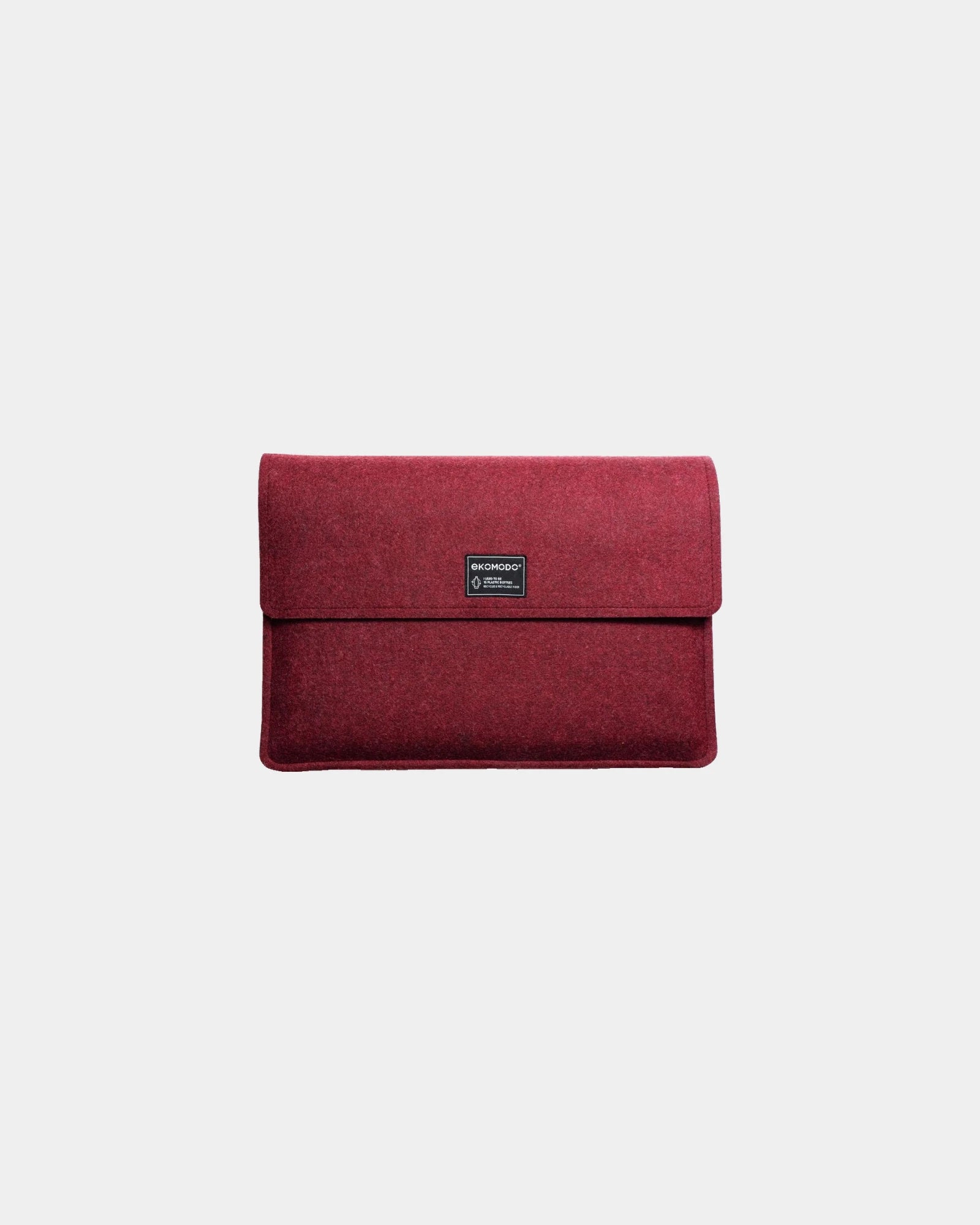 Laptophoes gerecycled RPET Lapatx 13" om te personaliseren - Granaatrood