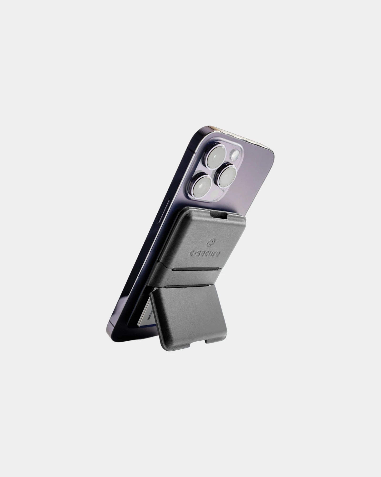 Kaarthouder MagSafe anti-RFID PU-leer om te personaliseren - 1