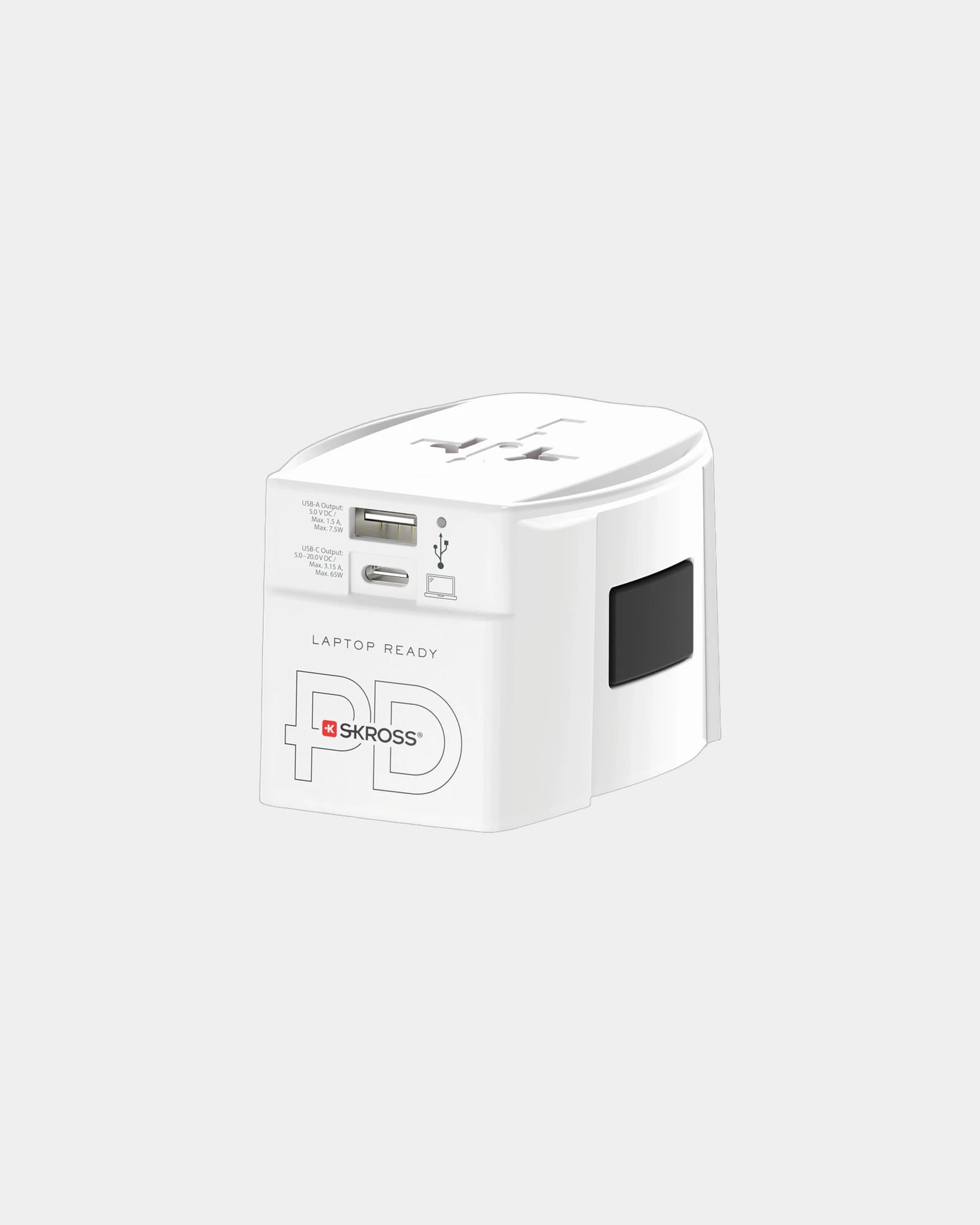 Reisadapter 65W PD USB Skross MUV om te personaliseren - 1