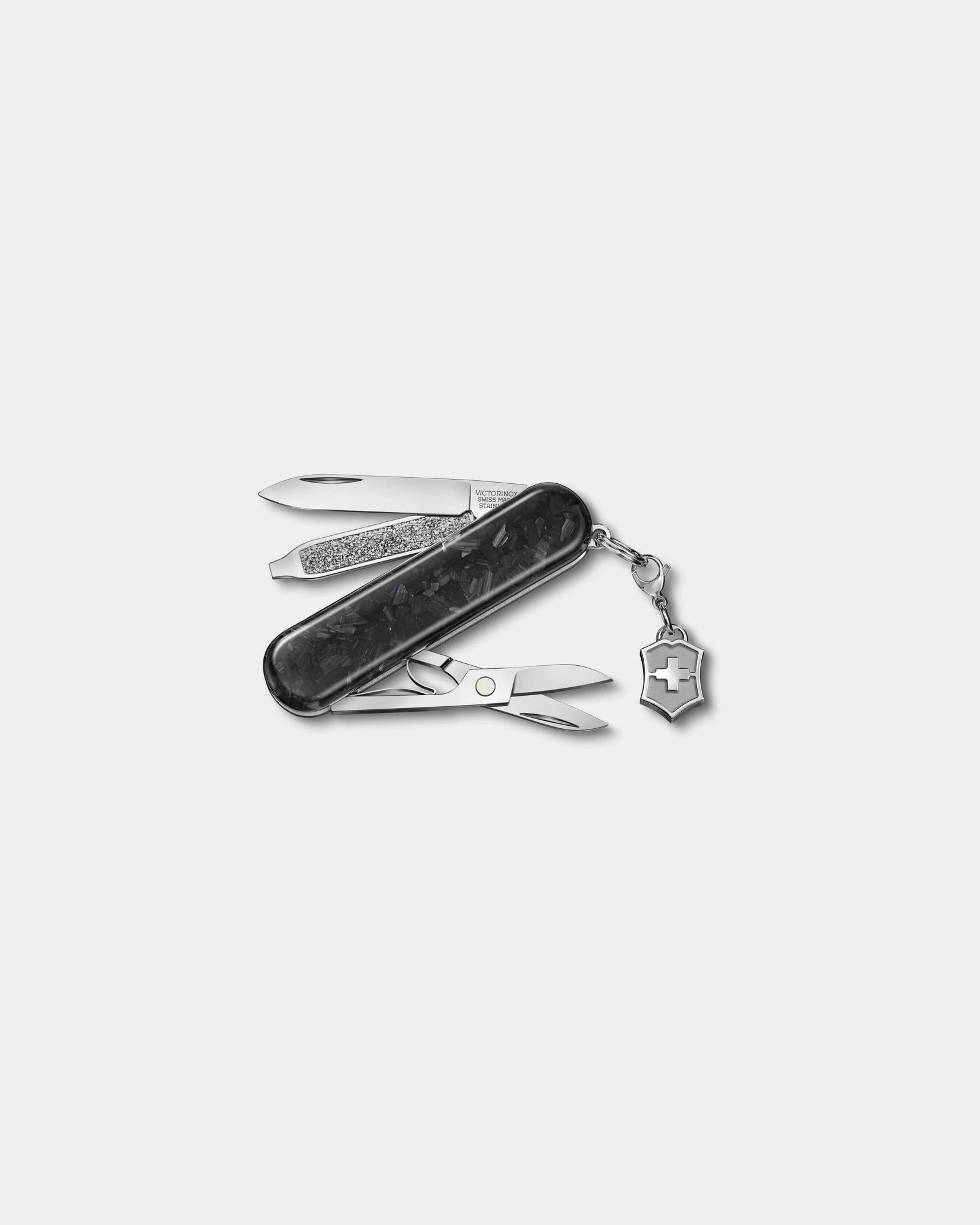 Zakmes carbon Victorinox Classic SD om te personaliseren - Koolstof