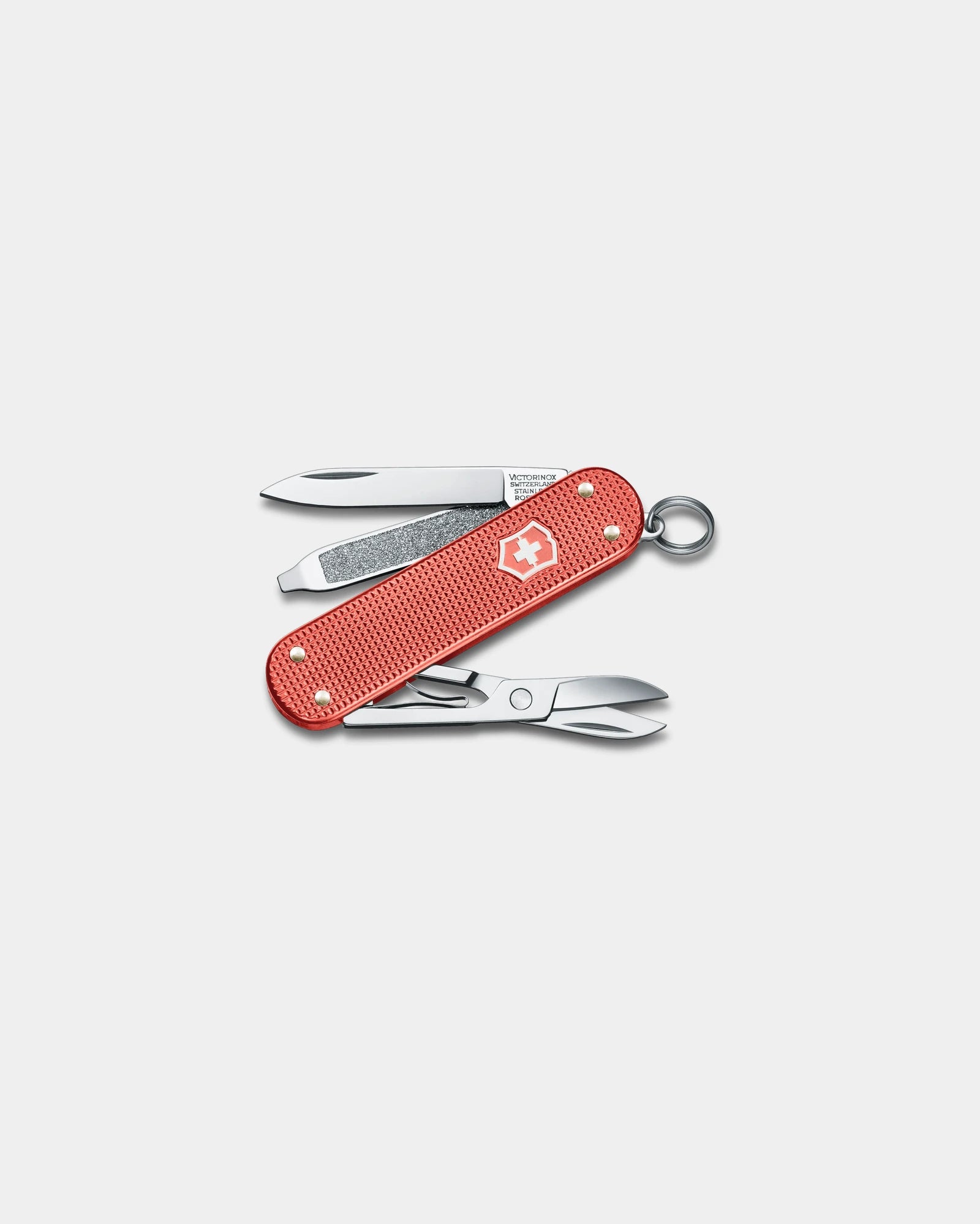 Zakmes Victorinox Classic SD Alox om te personaliseren - Steenrood