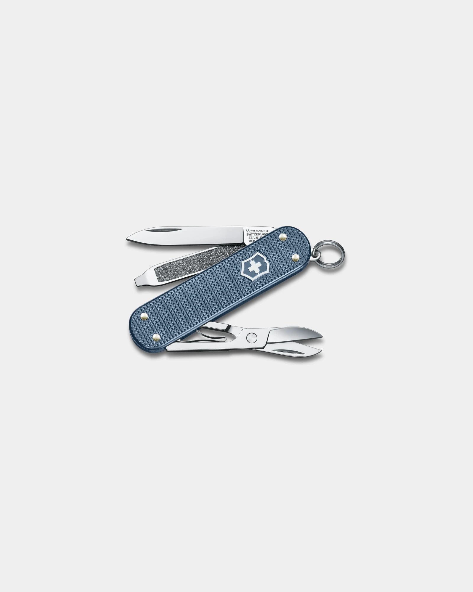 Zakmes Victorinox Classic SD Alox 2026 om te personaliseren - IJsblauw