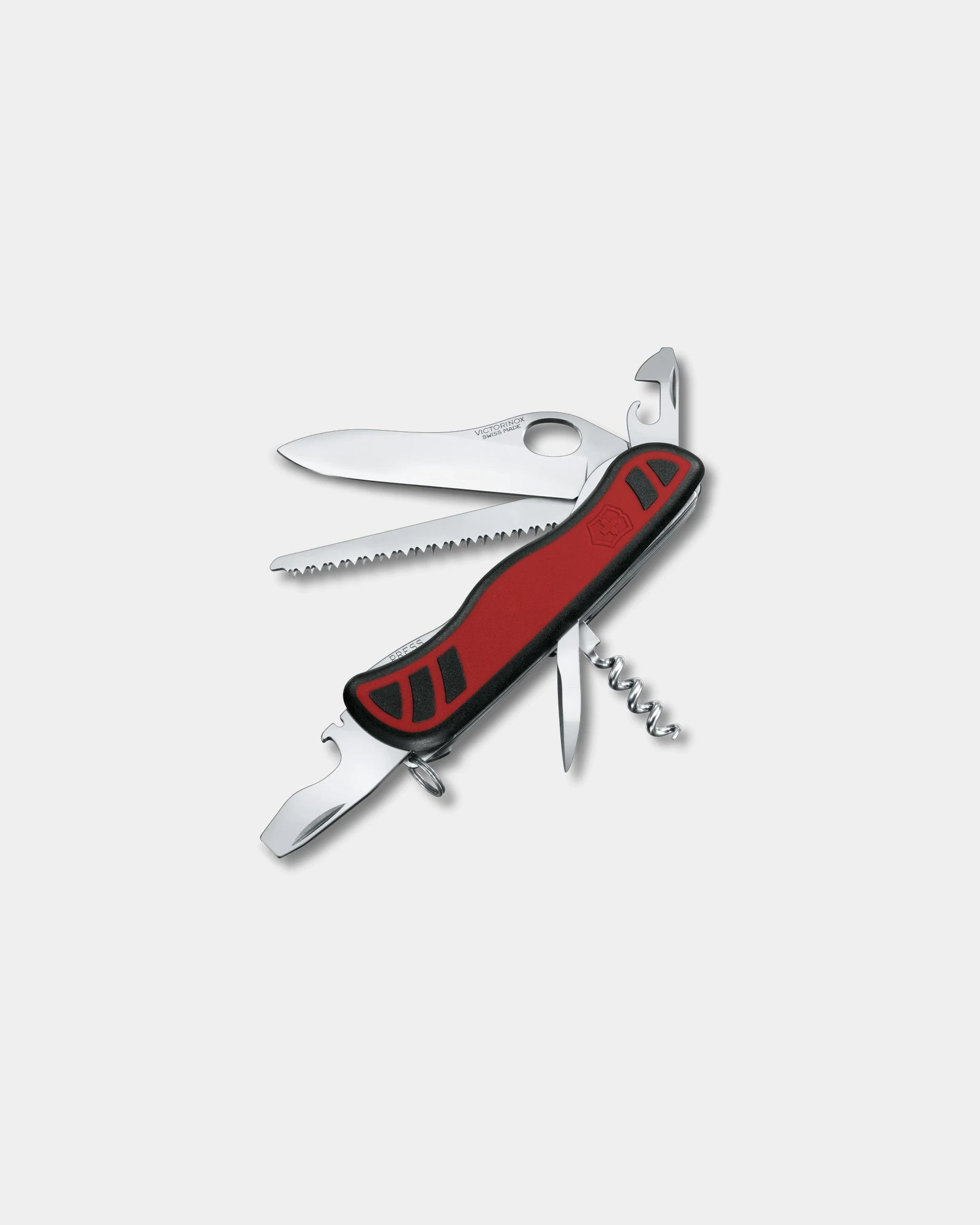 Zakmes Victorinox Forester M Grip om te personaliseren - Rood/Zwart