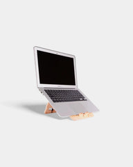 Originele laptopstandaard van hout, personaliseerbaar