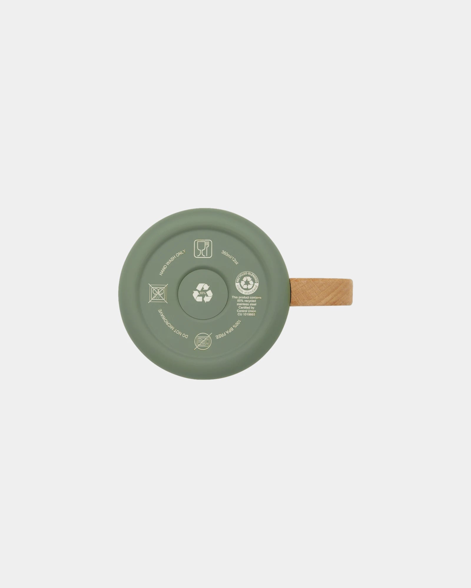 Thermosbeker gerecycled rvs 360ml om te personaliseren - 9