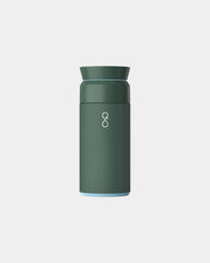 Thermosfles van gerecycled staal om te personaliseren - Bosgroen