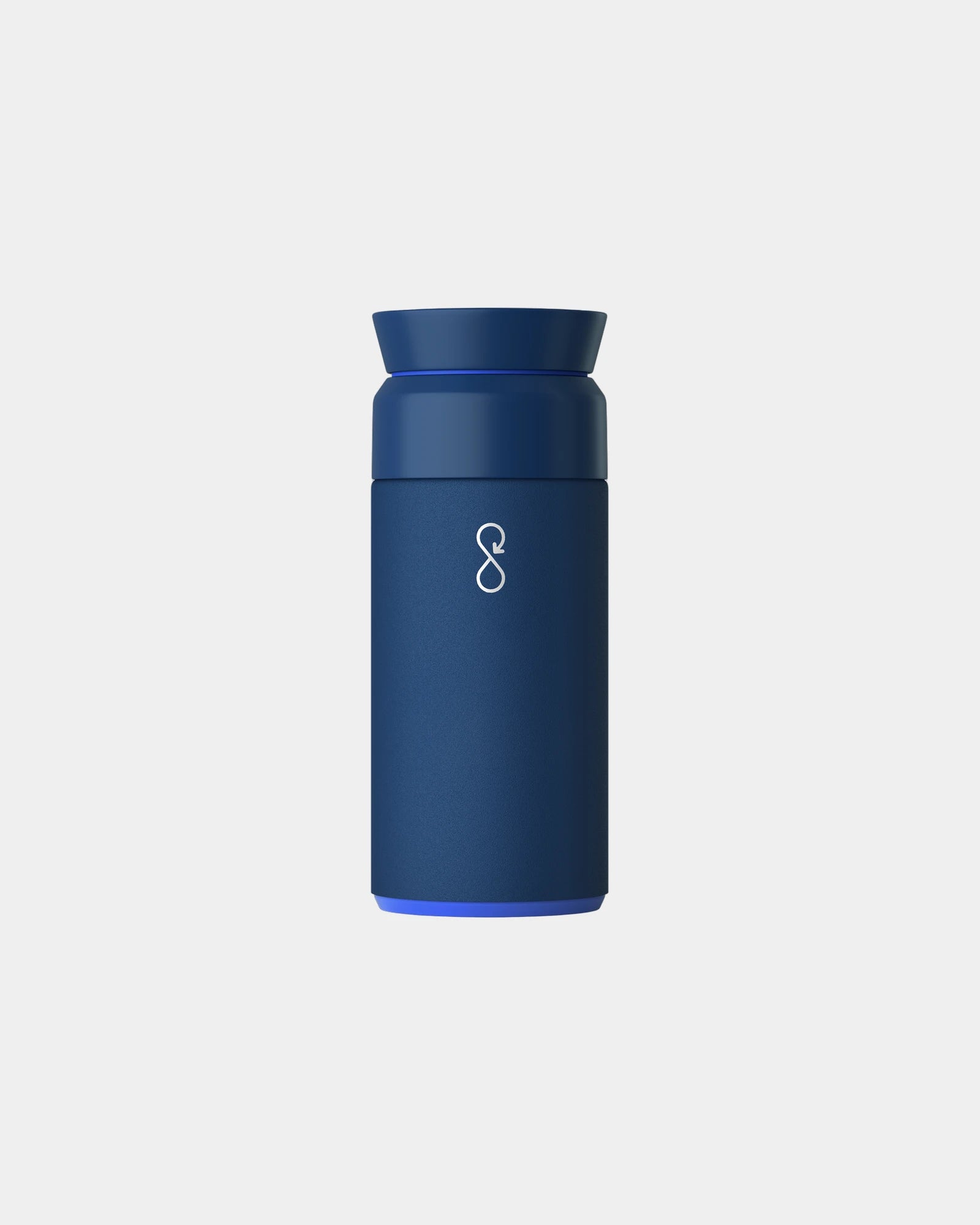 Thermosfles van gerecycled staal om te personaliseren - Oceaanblauw