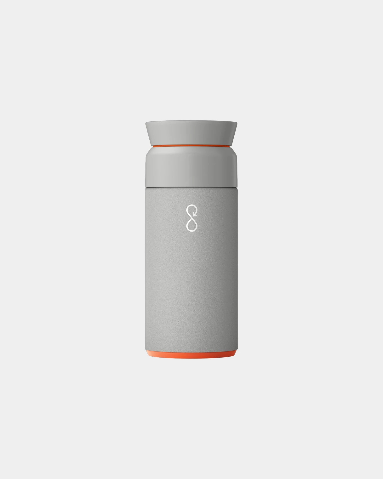 Thermosfles van gerecycled staal om te personaliseren - Rotsgrijs