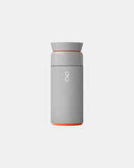 Thermosfles van gerecycled staal om te personaliseren - Rotsgrijs