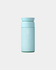 Thermosfles van gerecycled staal om te personaliseren - Hemelsblauw
