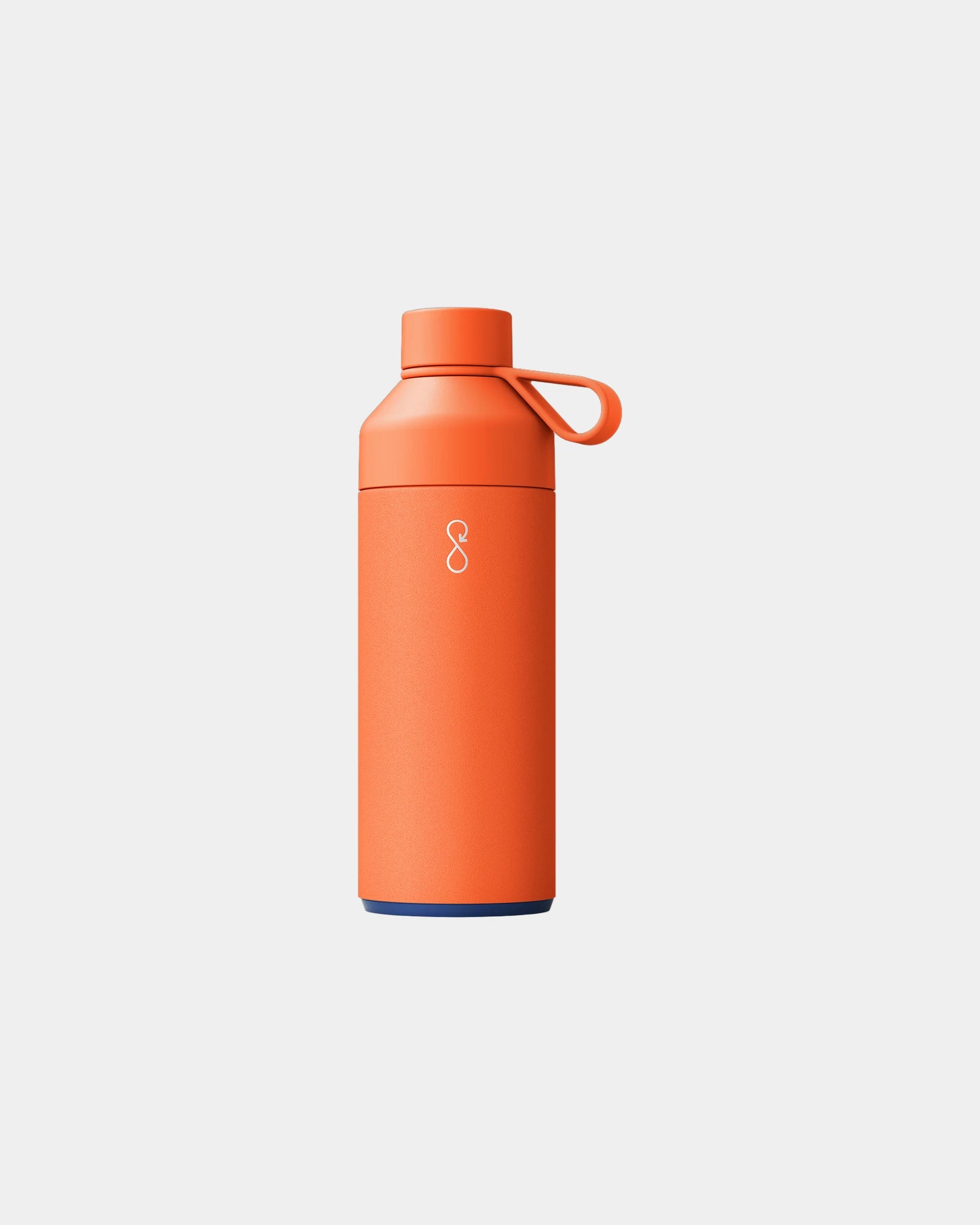 Thermosfles van gerecycled rvs 1L om te personaliseren - Zonoranje