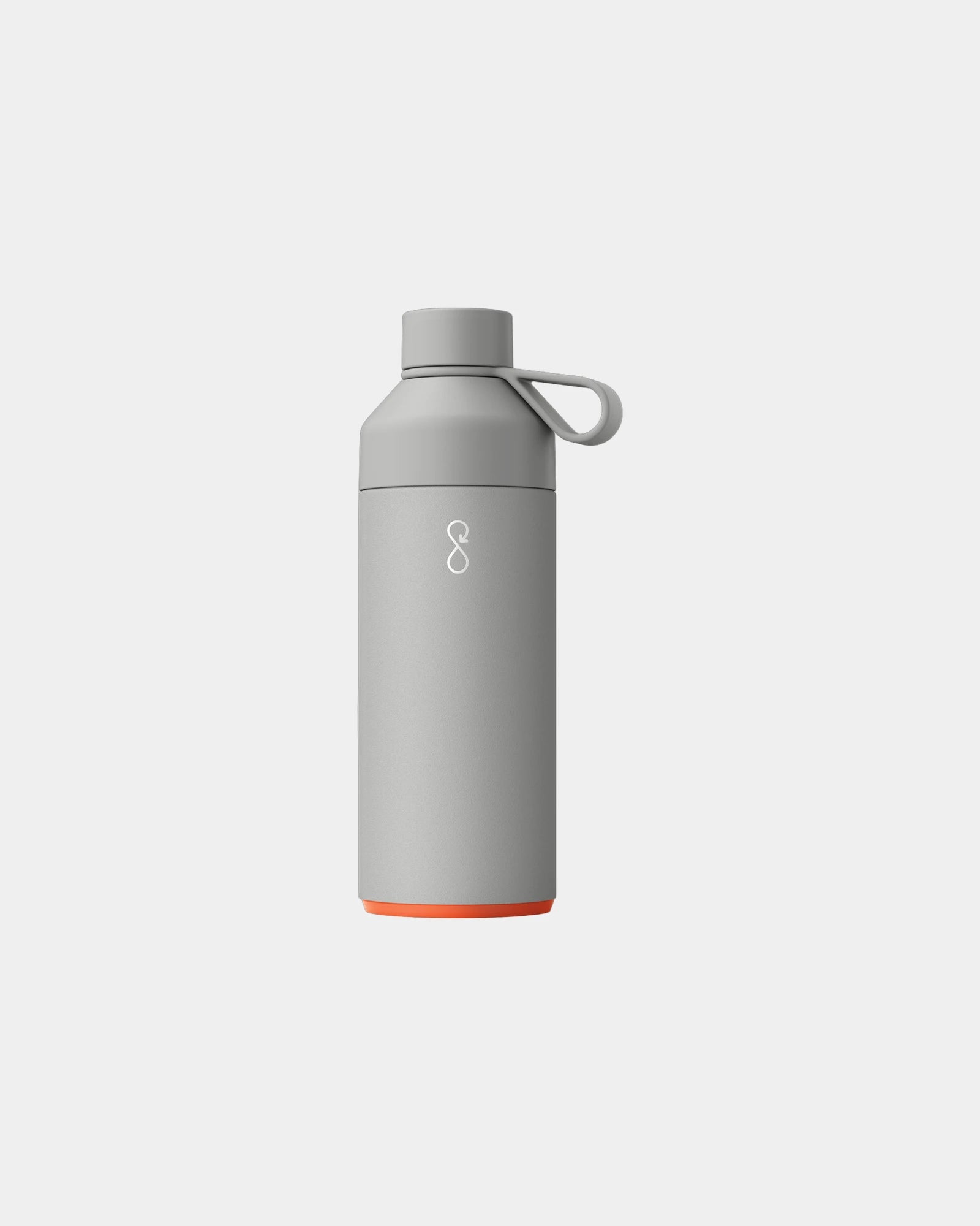 Thermosfles van gerecycled rvs 1L om te personaliseren - Rotsgrijs