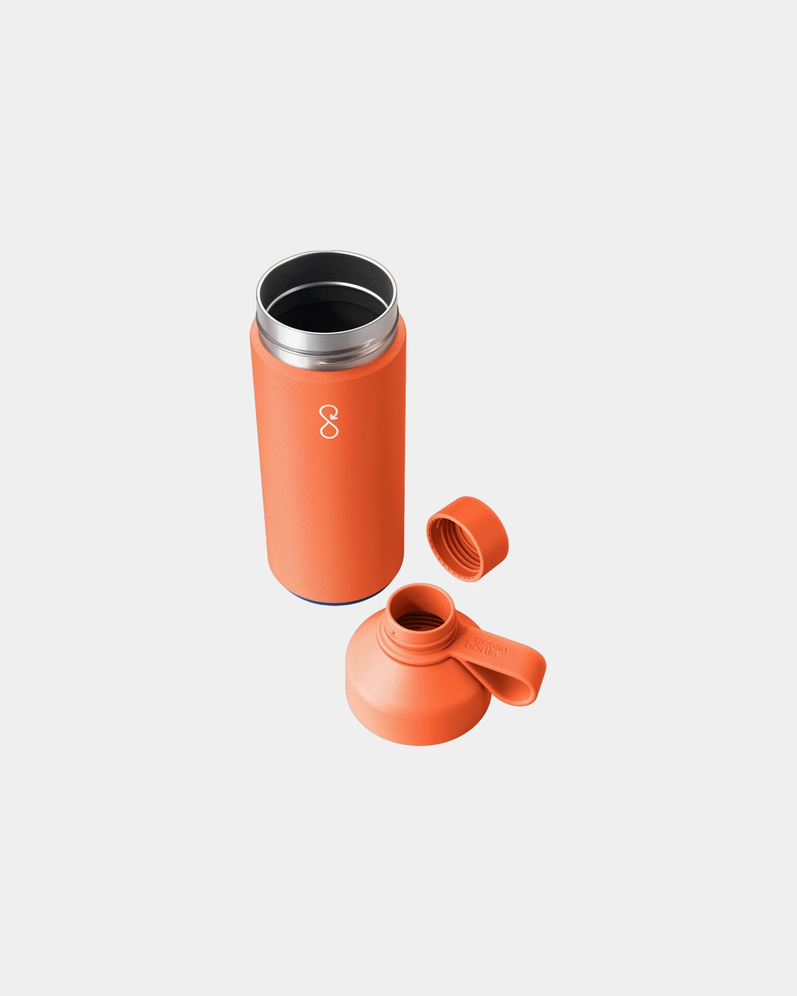 Thermosfles van gerecycled rvs 1L om te personaliseren - 1