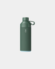 Thermosfles van gerecycled rvs 1L om te personaliseren - Bosgroen