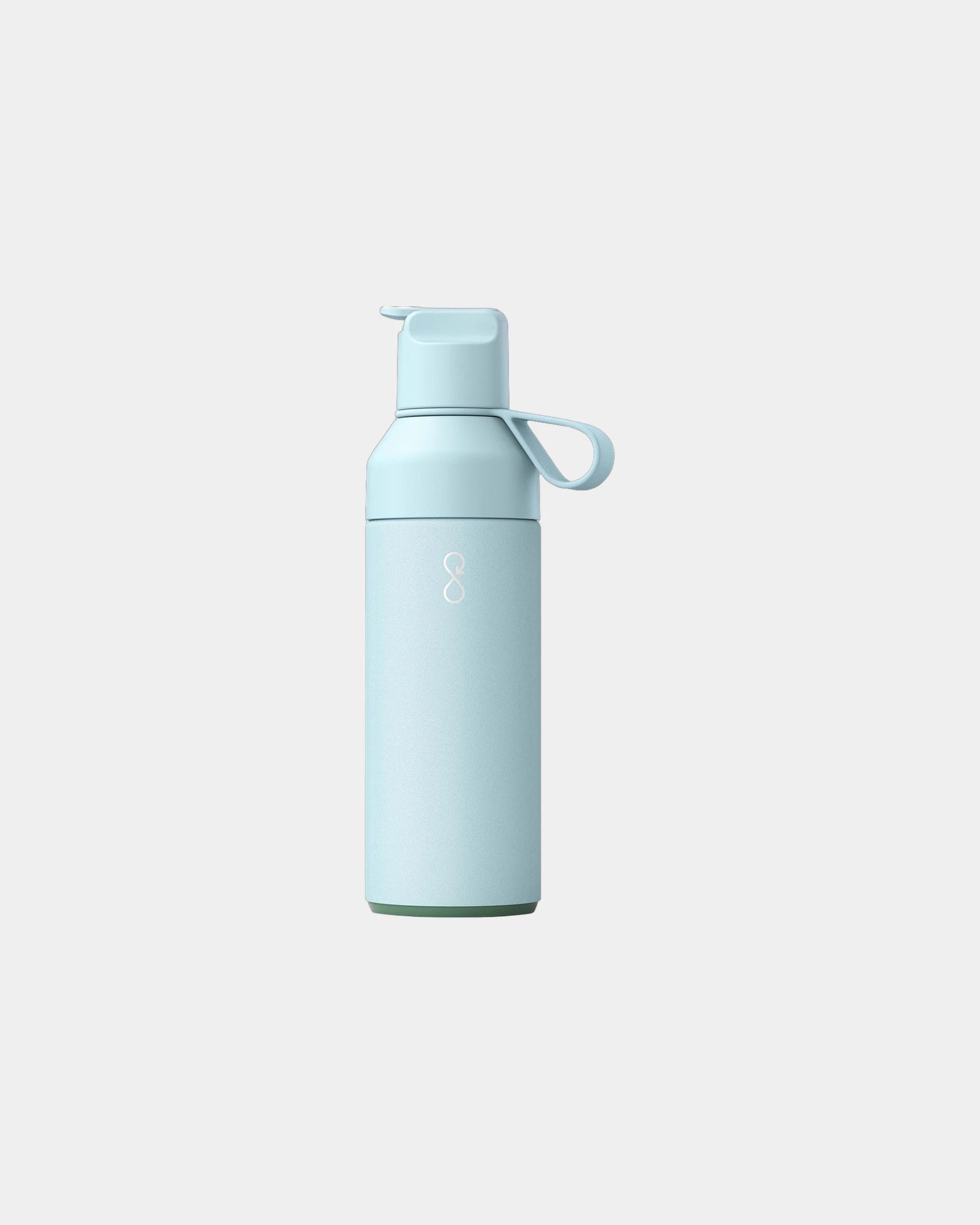 Thermosfles van gerecycled rvs GO 500ml om te personaliseren - Hemelsblauw