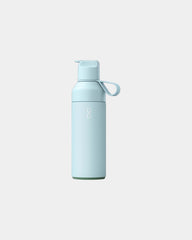 Thermosfles van gerecycled rvs GO 500ml om te personaliseren - Hemelsblauw