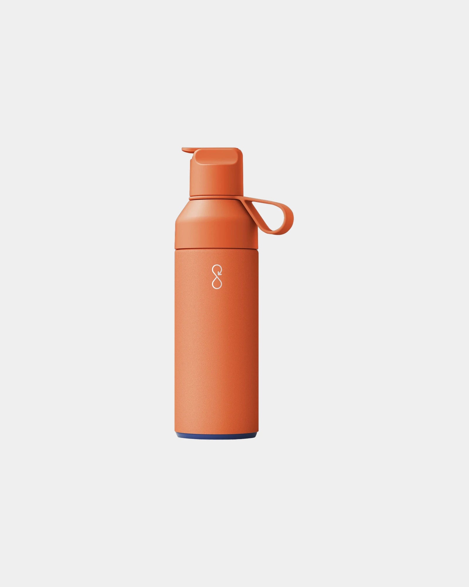 Thermosfles van gerecycled rvs GO 500ml om te personaliseren - Zonoranje