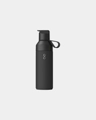 Thermosfles van gerecycled rvs GO 500ml om te personaliseren - Obsidiaanzwart