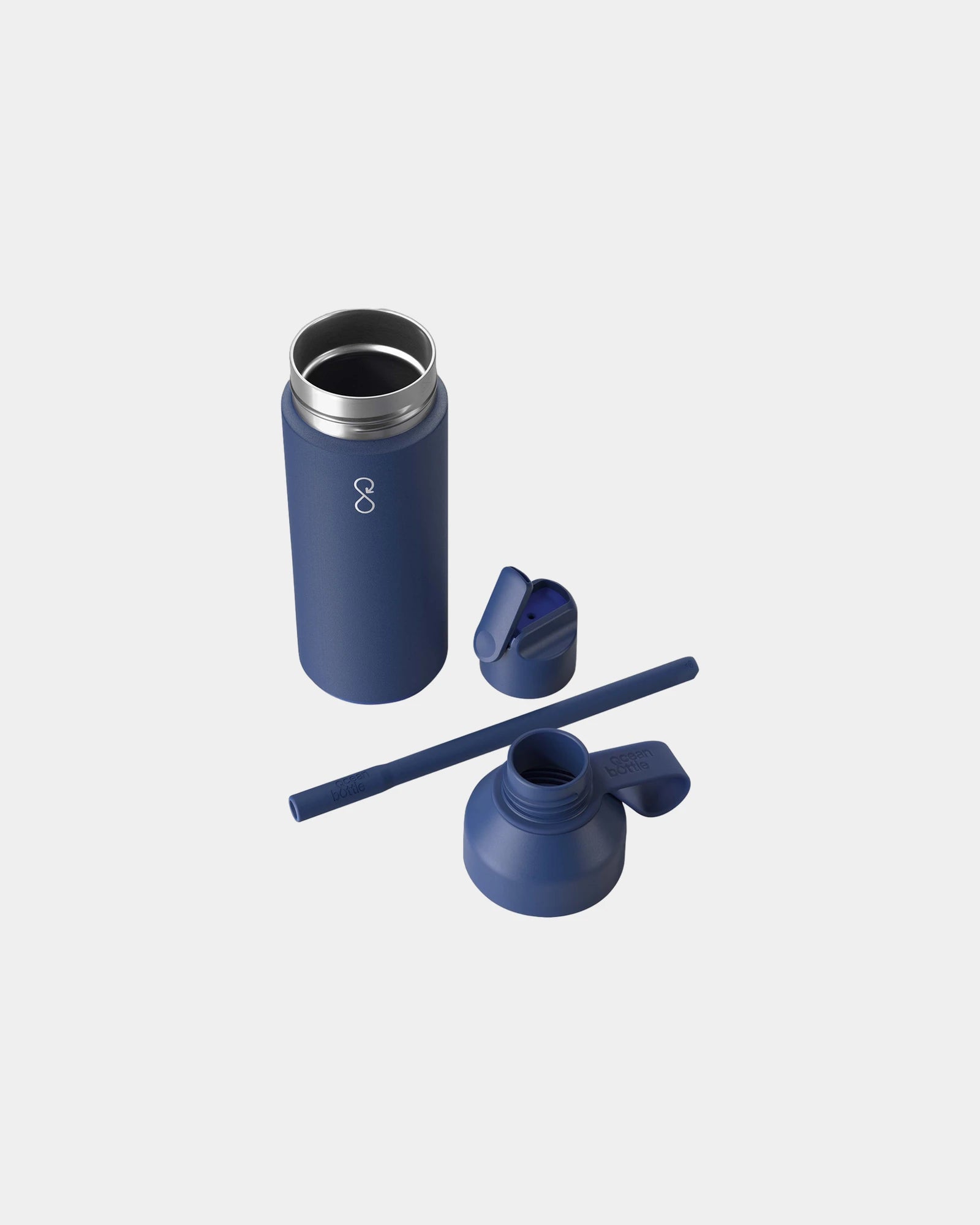 Thermosfles van gerecycled rvs GO 500ml om te personaliseren - 3