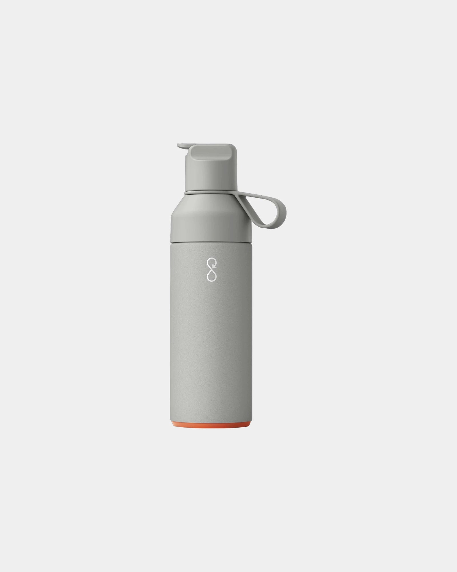 Thermosfles van gerecycled rvs GO 500ml om te personaliseren - Rotsgrijs