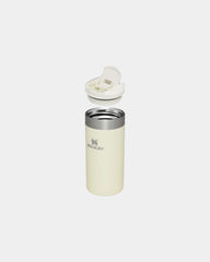 Reisbeker RVS 350ml waterdicht om te personaliseren - Crème