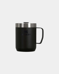 Kampeermok gerecycled rvs 236ml om te personaliseren - Zwart