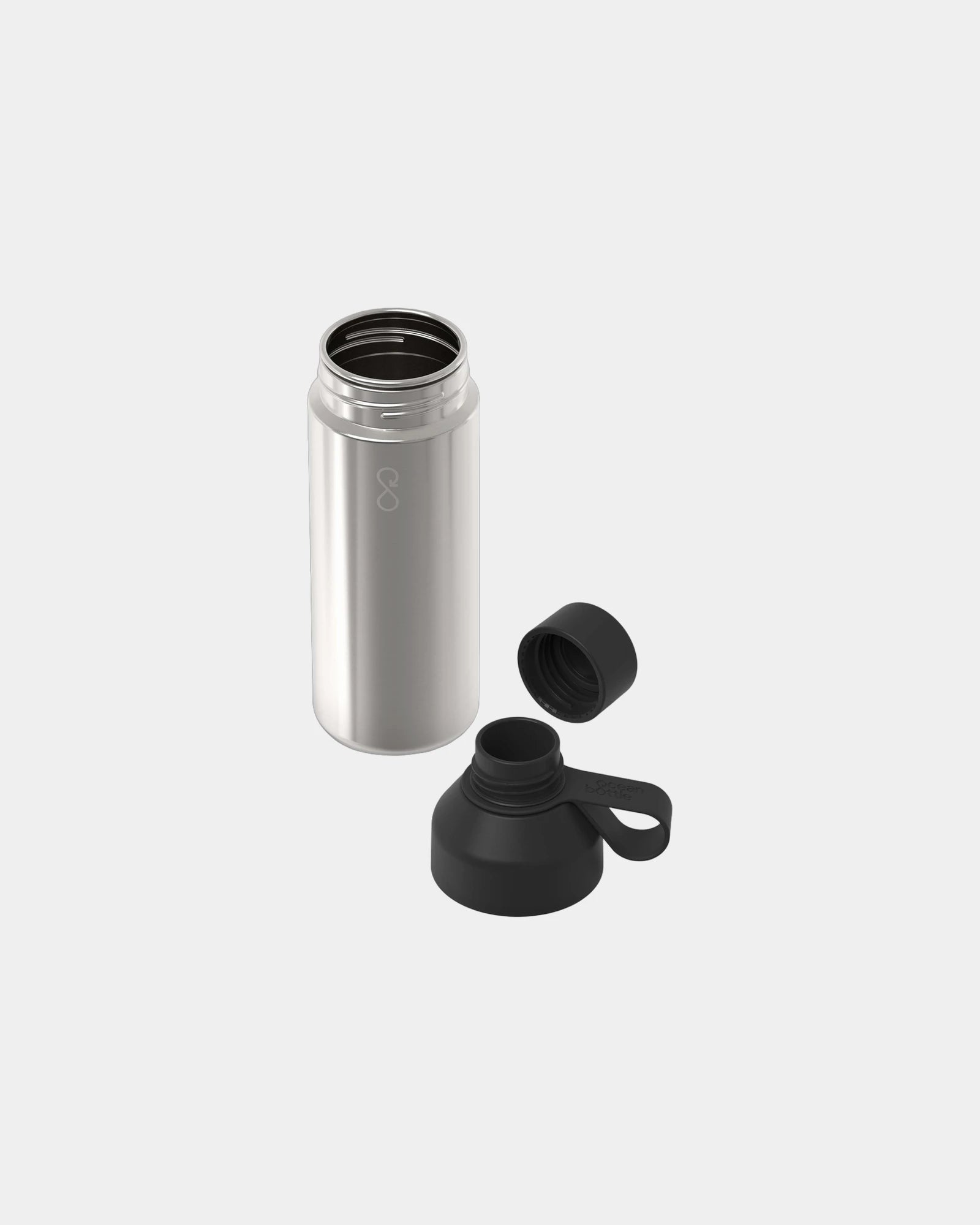 Gerecyclede drinkfles Lite 620ml om te personaliseren - Zwart