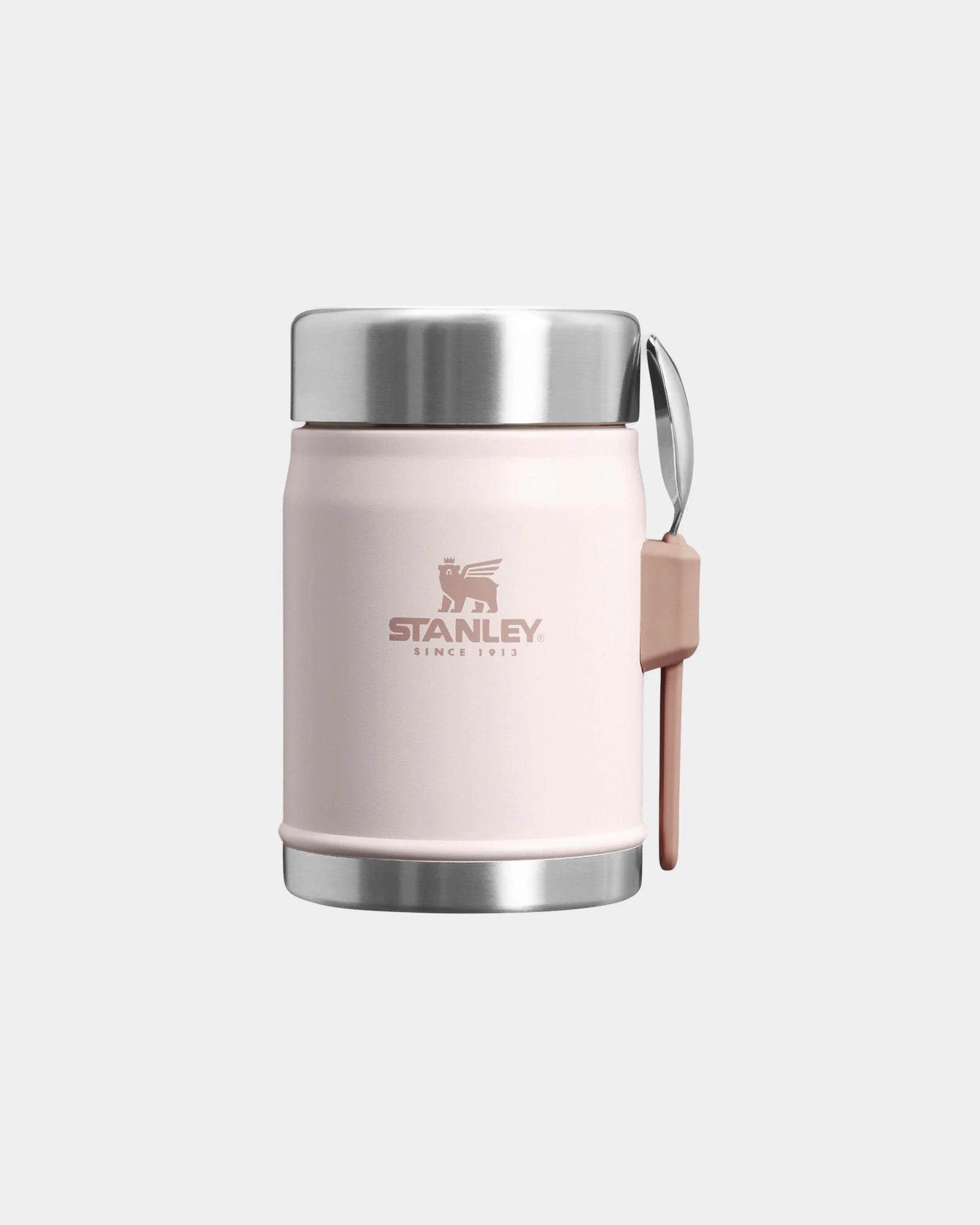 Lunchpot gerecycled rvs 400ml om te personaliseren - Lichtroze