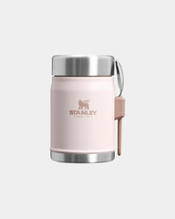 Lunchpot gerecycled rvs 400ml om te personaliseren - Lichtroze