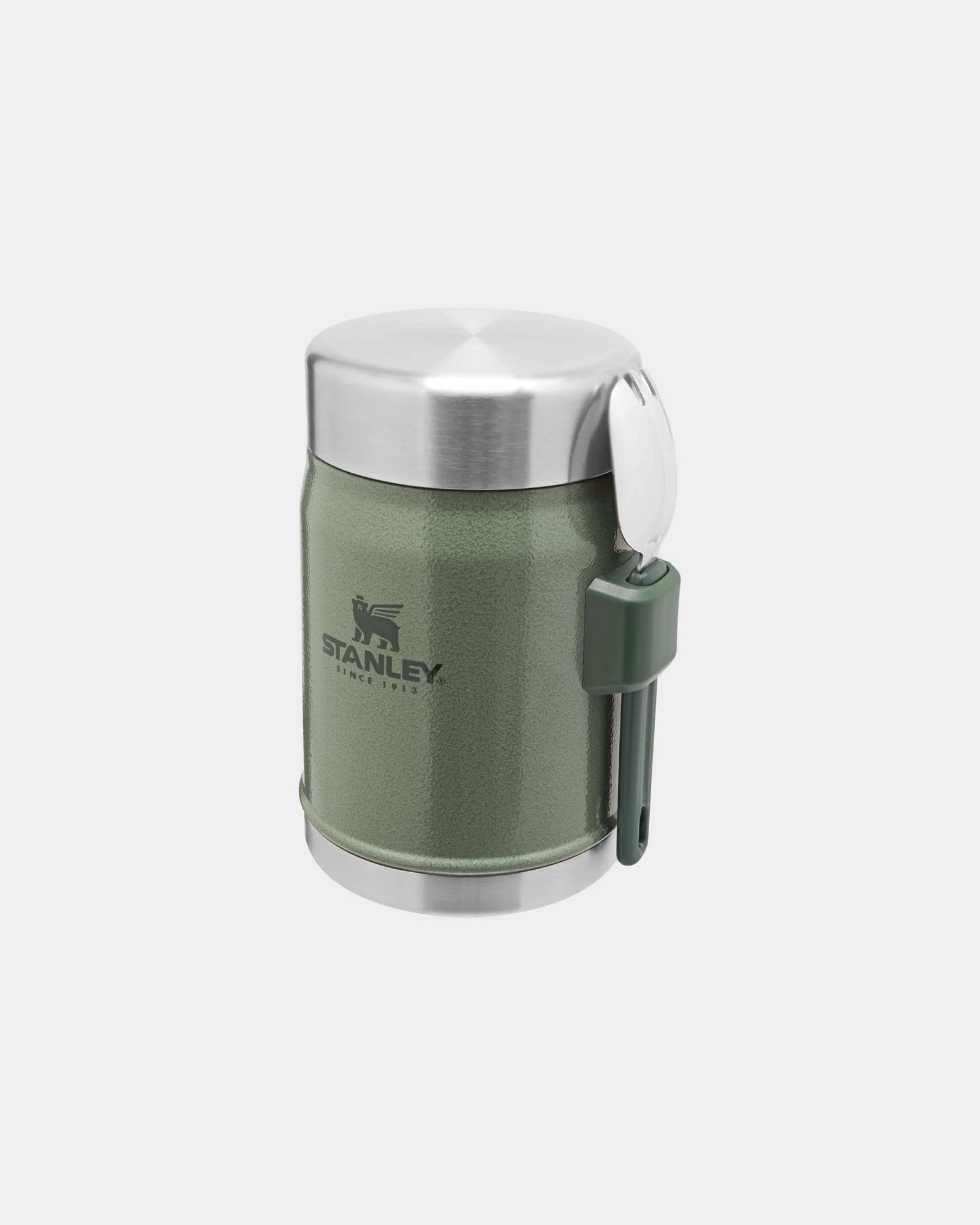 Lunchpot gerecycled rvs 400ml om te personaliseren - Bosgroen