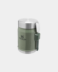 Lunchpot gerecycled rvs 400ml om te personaliseren - Bosgroen