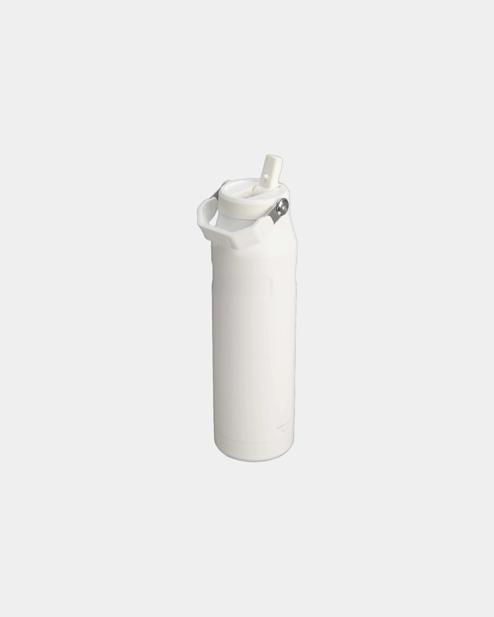 Drinkfles van gerecycled staal 1,06L om te personaliseren - Vorstwit
