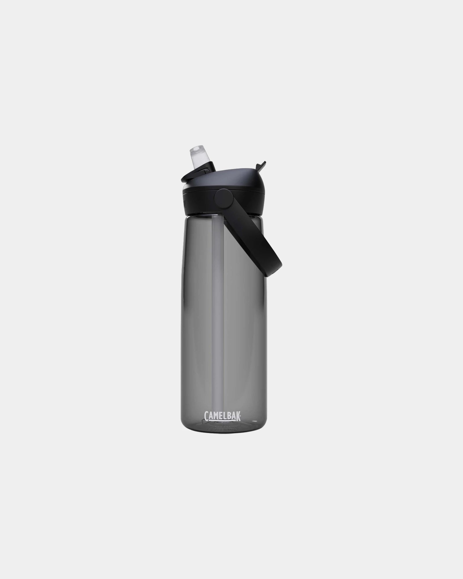 Gerecyclede drinkfles Tritan 750ml om te personaliseren - houtskool