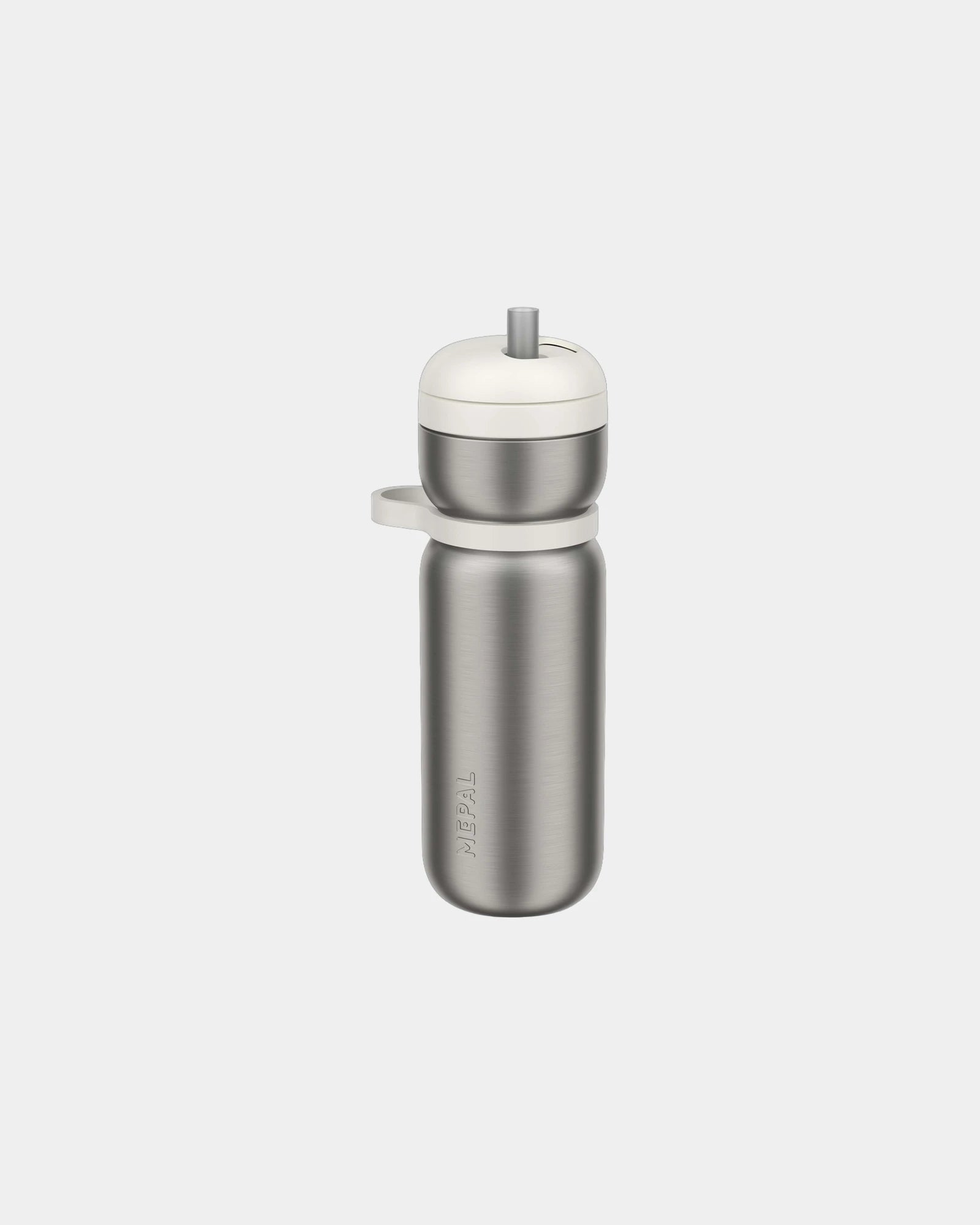 Sportfles thermisch rvs Twist 600ml om te personaliseren - Wit