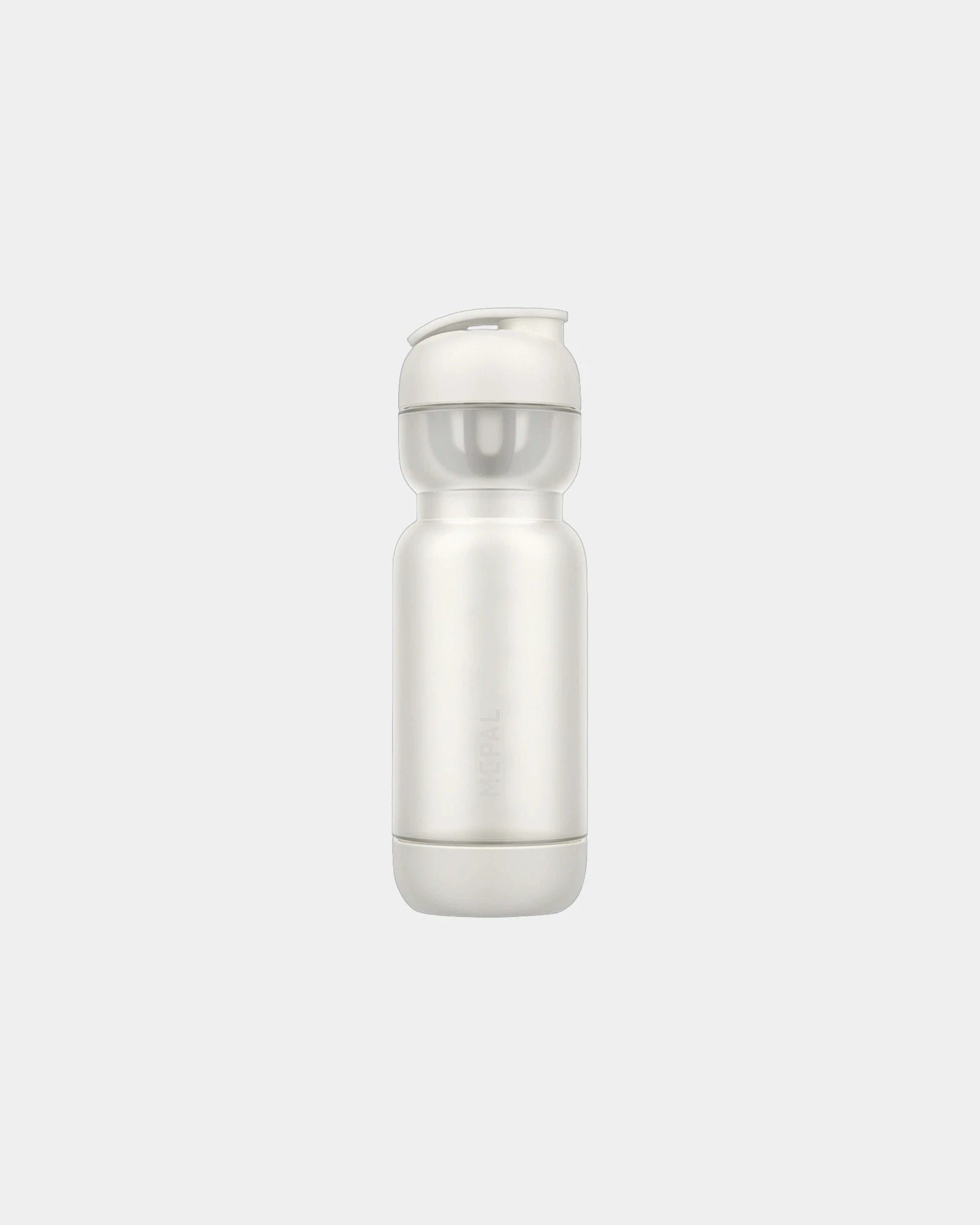 Sportfles shaker 800ml met mengbal om te personaliseren - Wit