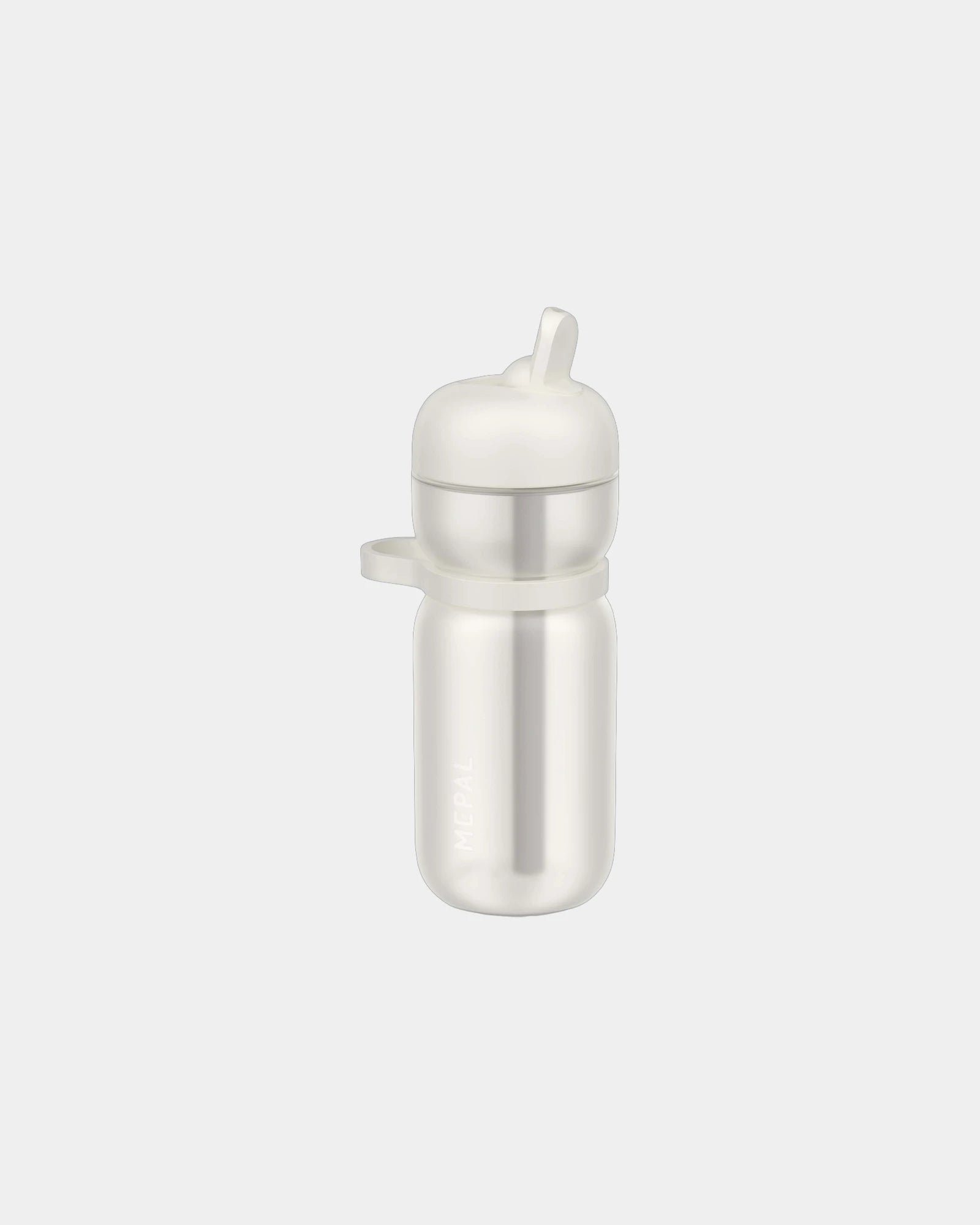 Sportfles met flip-pet 600ml om te personaliseren - Wit