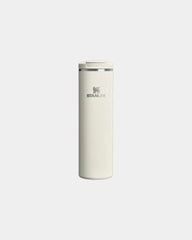 Reisbeker gerecycled rvs 470ml om te personaliseren - Crème