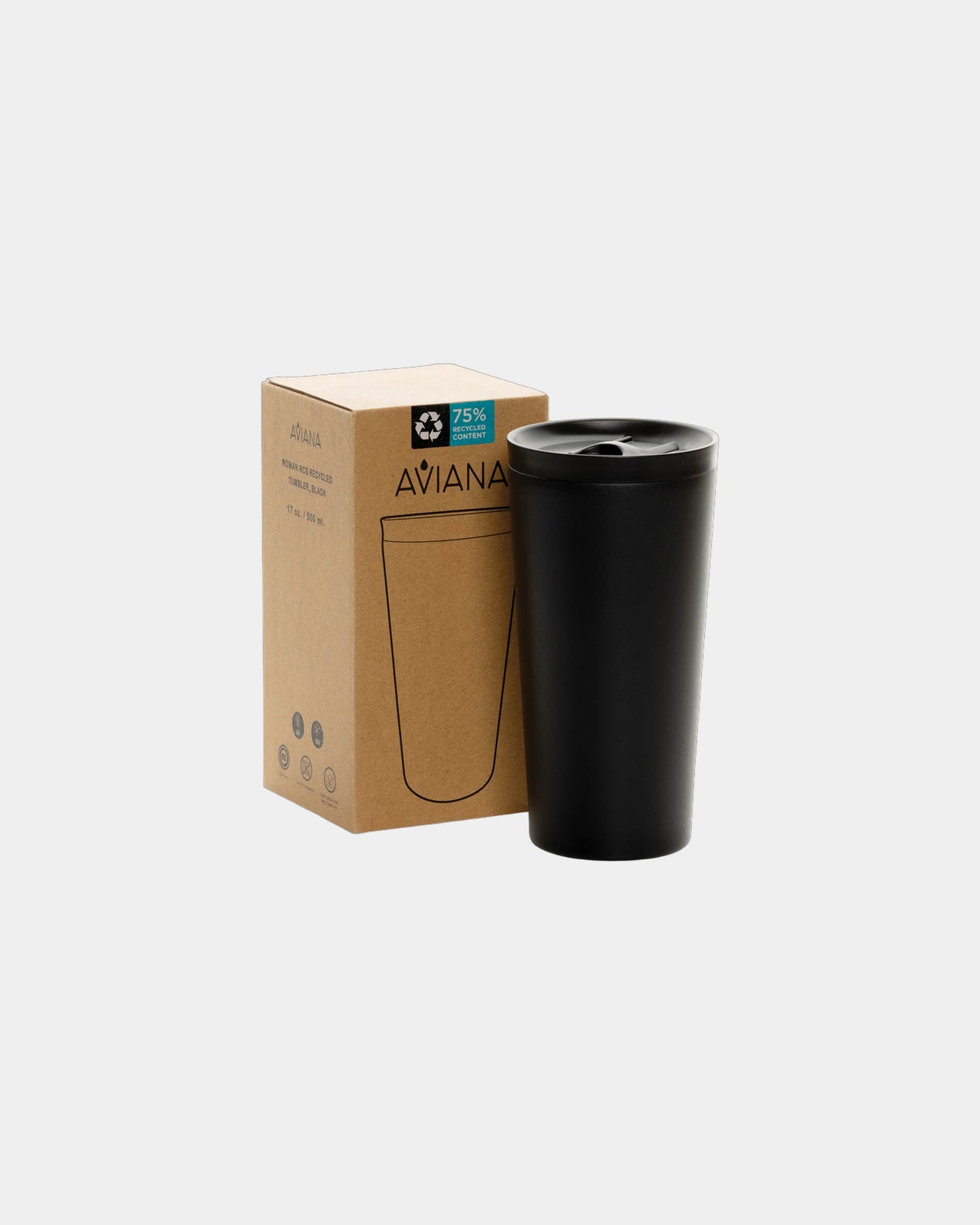 Mug gerecycled rvs 500ml dubbelwandig om te personaliseren - 2