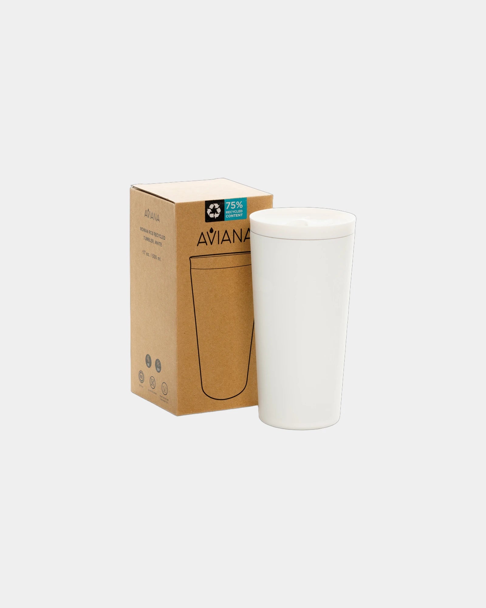 Mug gerecycled rvs 500ml dubbelwandig om te personaliseren - 5