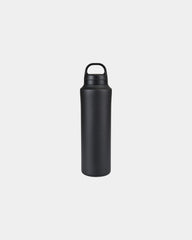 Drinkfles van gerecycled rvs 740ml om te personaliseren - Zwart