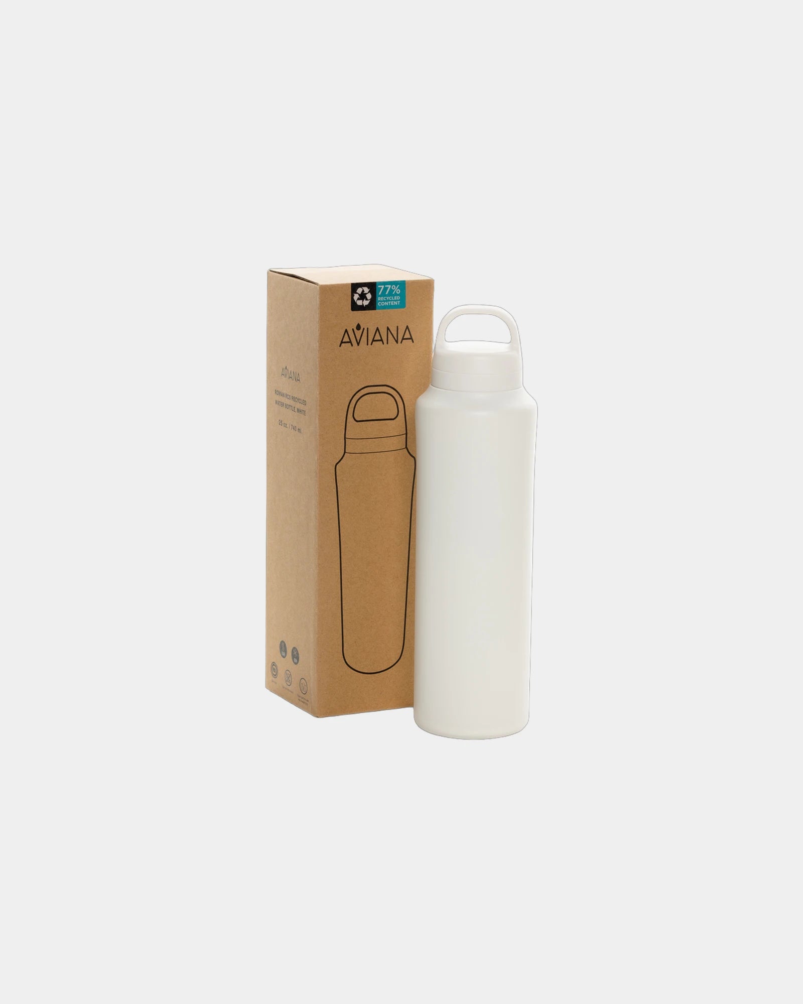 Drinkfles van gerecycled rvs 740ml om te personaliseren - 8