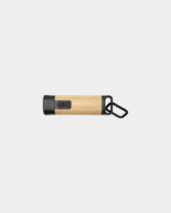 Zaklamp gerecycled plastic bamboe Kuma om te personaliseren - 1