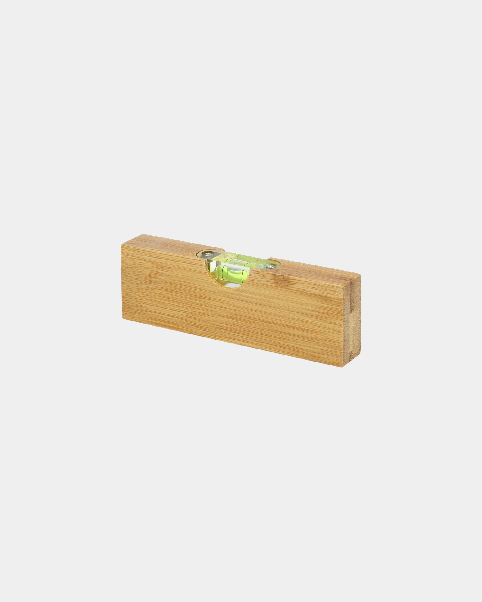 Waterpas bamboe met flesopener om te personaliseren - Naturel