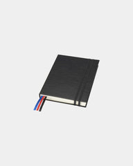 Notitieboek A5 gerecycled kunstleer om te personaliseren - Zwart