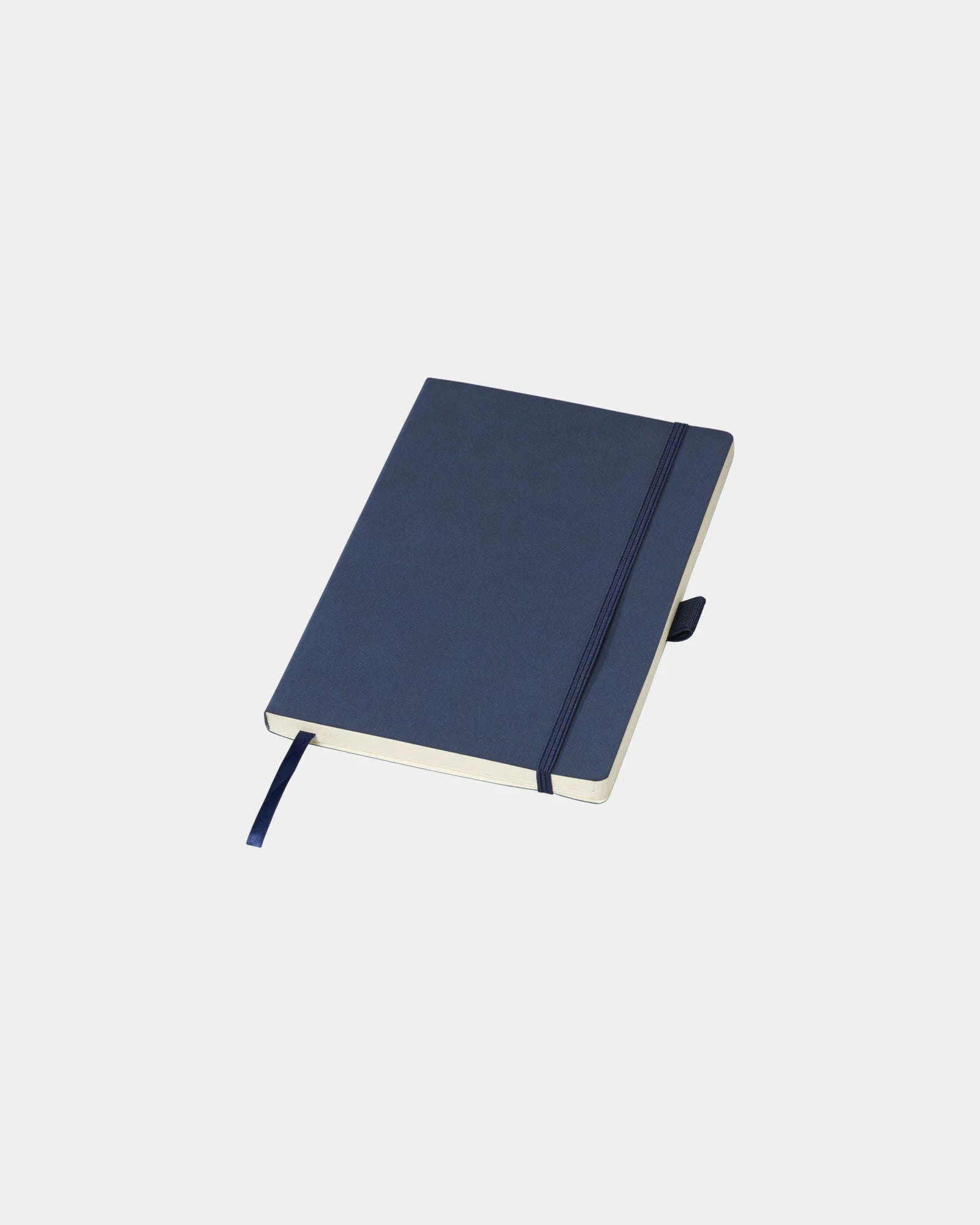 Notitieboek A5 softcover elastiek om te personaliseren - Donkerblauw