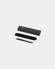 Stylusbalpen metaal met fluwelen etui om te personaliseren - Zwart