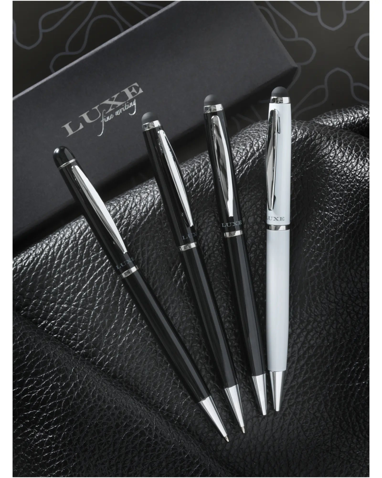 Stylusbalpen metaal met fluwelen etui om te personaliseren - 4